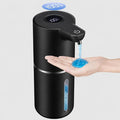 Automatic Liquid Soap Dispenser Touchless | USB Rechargeable Smart Hand Soap Dispenser, 4-Level Adjustable, 12oz Wall Mounted for Bathroom Kitchen(Black, Liquid)