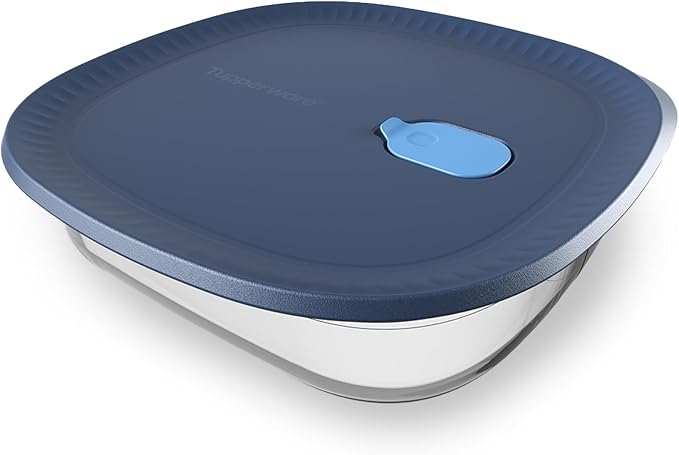 Tupperware Voila Glass Square Food Storage – Baking Dish, 1.7 qt / 1.6 L