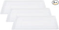 Rubbermaid Commercial Products Food Storage Box Lid for 8.5, 12.5, 16.5, and 21.5 Gallon Sizes, Clear (FG330200CLR) (Pack of 3)
