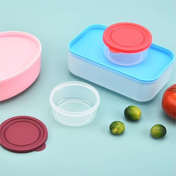 Food Storage Container Square Fresh-keeping Box Can Be Stored In The Refrigerator Frozen Sealed Storage Tank Grain Storage Fresh-keeping Box Kitchen Refrigerator Food Organizer ( Color : One color , S