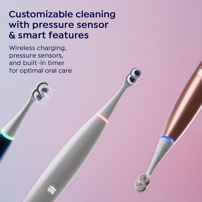 SuperMouth® Ultim8 Travel SmartCase™ - Compact Carrying Case for the SmartBrush™ - Portable UV Sanitizer - Travel-Friendly Oral Care Organizer for Toothbrush, Toothpaste & Floss - Pearly White