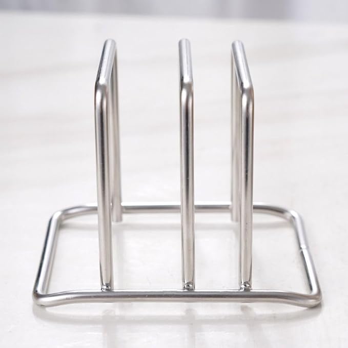 Leadigol Cutting Board Organizer, 2-Slot Stainless Steel Cutting Board Holder Stand Tray Baking Sheet Organizer Rack,Small Racks Storage Stand for Kitchen Cabinet Countertop Bakeware