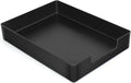 Letter-Size Tray, Desk Drawer Organizer, A4 Plastic Paper Tray, Multi-use Large Storage Basket for Office Home Supplies,13 x 9.6 inch
