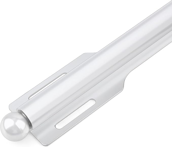12" Valet Rod for Closet Pull Out (1 Pack, White)