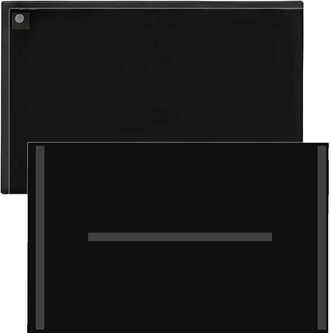 StoreSMART® Magnetic Closure Pockets - Magnetic-Back - 11" x 17" - 100-pack - Black - MCP3512MB-BK-100