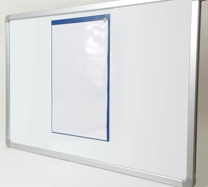 StoreSMART® Magnetic Closure Pockets - Magnetic-Back - 11" x 17" - 50-Pack - Blue - MCP3512MB-B-50