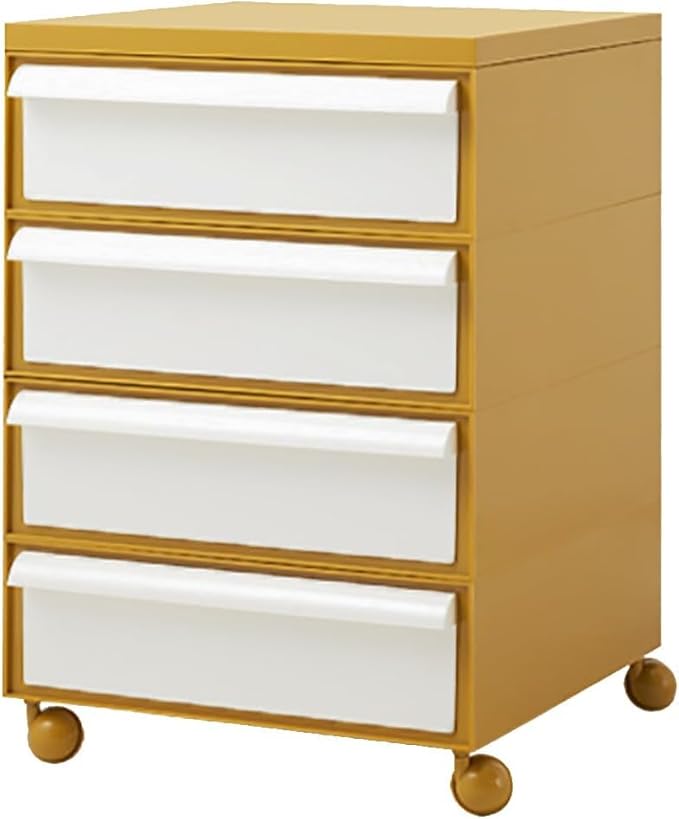 ELEFOCUS 5 Stackable Plastic Storage Bins, rotatable Storage cabinets and Drawers, Bedside Storage Units(Size:42x42x64cm(17x17x25inch),Color:D)