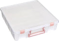 ArtBin 6955RL Super Satchel Compartment Box Clear Craft Organizer Storage Case - Rose Gold, Pack of 1
