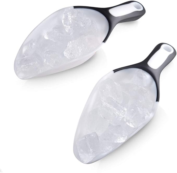 Rockland Guard Large Scooper for Dry Goods - Ice Scoop for Ice Machine Flour & Coffee Scoop - Dishwasher-Friendly 1 Cup Measuring Scoop for Pet Dog & Cat Food, Kitchen & Pantry Ingredients - [2-Pack]