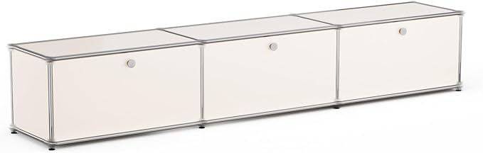 Modern Storage Cabinet Sideboard Versatile Free-Standing Organizer Cabinets for Home Office, Living Room, Bedroom, Kitchen, Garage