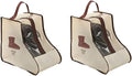 Portable 2 Pack Boots Storage,Short Boots Storage/Protector Bag | Beige Portable waterproof storage bags are used for travel storage,under the bed,wardrobe,shoe cabinet and other home storage