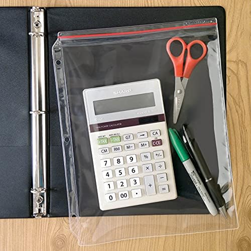 StoreSMART - Supply Zipper Case for 3-Ring Binders - 300-Pack - Vinyl Plastic - VH309-300