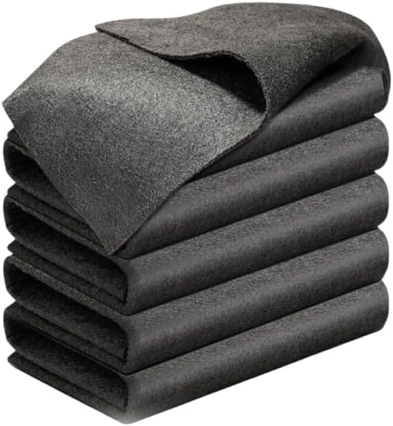 Fliwos Thickened Magic Cleaning Cloth, 2026 Upgrade Reusable Streak Free Cleaning Cloths, Microfiber Cleaning Rags, Multipurpose Lint Free Glass Wiping Towels for Kitchen, Window, Cars (5, 12×16 in)