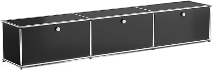 Modern Storage Cabinet Sideboard Versatile Free-Standing Organizer Cabinets for Home Office, Living Room, Bedroom, Kitchen, Garage
