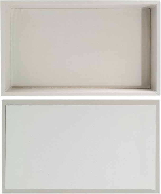 Stackable Jewelry Organizers and Storage with Velvet Jewelry Trays, Earring Organizer and Jewelry Drawer Organizer Inserts for Drawers