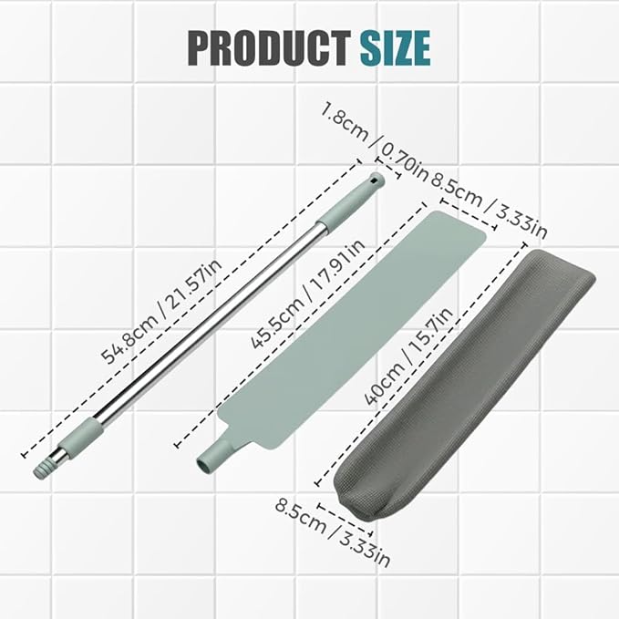 2026 Upgrade Retractable Gap Dust Clean, Extendable Duster Cleaning Tool for Hard-to-Reach Areas, Washable Dusting Brush for Ceiling Blinds Under Furniture (1)