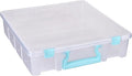 ArtBin Super Satchel 1 Compartment Box Clear Craft Organizer Storage Case