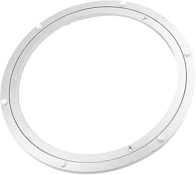 Aluminum Heavy Duty Lazy Susan Rotating Turntable Bearing Swivel Plate Hardware for Dining-Table (12 inch)