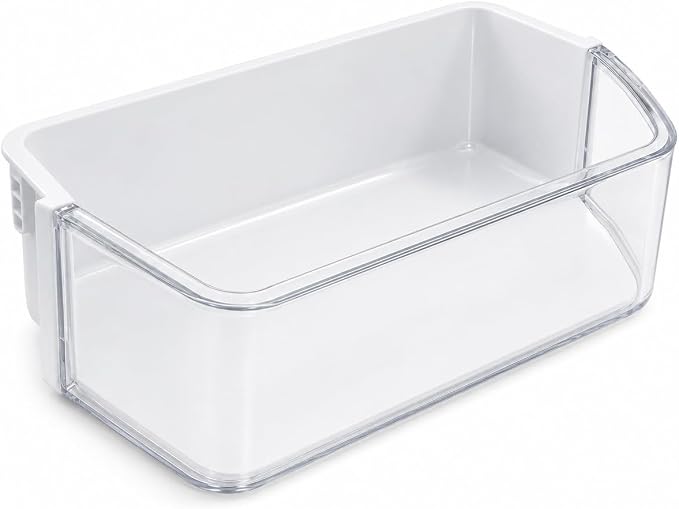 DA97-12650A Refrigerator Door Shelf Bin Compatible with Samsung | Clear Right Door Bin Fits RF260BEAESR, RF261BEAESR & RF261BEAESP, Replaces DA63-06963 DA63-07104A AP5620330 PS4176651