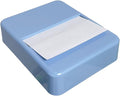 Notes Dispenser 3 x 3 inches Sticky Note Holder with 100- Sheet Pad Notes | 3 x 3 inches, Blue, White sticky note paper，Notes Container Dispensing for Home, Office & School Use