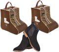 Portable 2 Pack Boots Storage, Short Boots Storage/Protector Bag | Brown Portable waterproof storage bags are used for travel storage,under the bed,wardrobe,shoe cabinet and other home storage