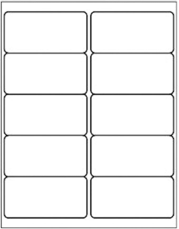 2" x 4" Printable Labels White 20000 Shipping Address Label for Laser Inkjet Printer 5163 8163 Mailing Label for Package Envelope (2000 Sheets)