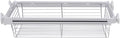 Telescopic Pull-Out Storage Basket – Stackable & Detachable Cabinet Organizer for Kitchen, Office & Wardrobe – Versatile White Drawer (914x460x170mm)