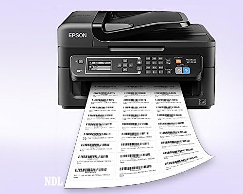 NextDayLabels 2.63x1 Inch Rectangle Stickers White Blank Labels for Laser Inkjet Printer - 30 Per Sheet Self-Adhesive Address Mailing Name Tags Made in USA - 7,500 Labels