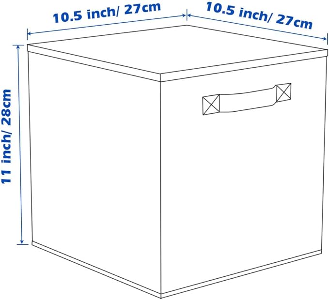 ShellKingdom Storage Bins, Foldable Fabric Storage Cubes And Cloth Storage Organizer Drawer For Closet And Toys Storage, 6 Pack (Chromatic Tie Dye)