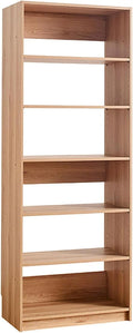 Prosper 32" Oak Wood Walk-in Closet with Five Shelves