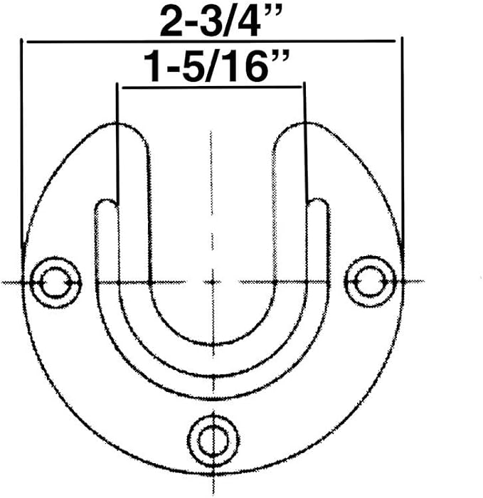 Outwater 32" Satin Brass Aluminum Closet Rod Kit – 1-5/16" Diameter with Matching U & O Flanges and Mounting Screws