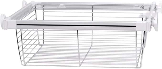 Pull-Out Wire Baskets,Closet Pull-Out Baskets,Retractable Drawer-Style Basket,Sliding Mesh Cabinet Basket,for Home/Laundry/Bathroom/Mudroom(Color2,464-513mm)