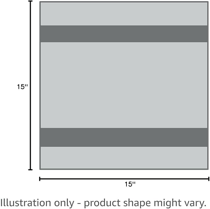 Team Effort Collegiate 15" x 15" Grey Microfiber Towel
