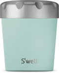 S'well Stainless Steel Ice Cream Chiller, 16oz, Mint, Triple Layered Vacuum Insulated Container Keeps Ice Cream Frozen For Up To Four Hours, BPA Free