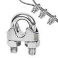 20 Pcs 1/8inch Stainless Steel Cable Clamps,Wire Rope Clamp | M3, Commercial, Industrial, and Residential Projects
