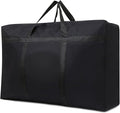 Multipurpose Extra Large Heavy Duty Storage Bags Duffle Bags for Space Saving Moving Storage (31Gal/120L, Black)