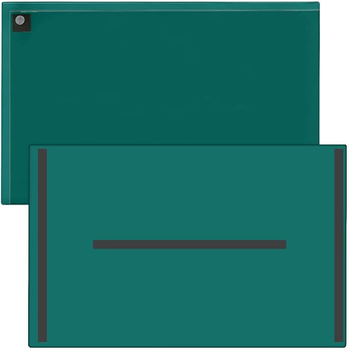 StoreSMART Magnetic Closure Pockets - Magnetic-Back - 11" x 17" - 10-Pack - Green - MCP3512MBPQG-10