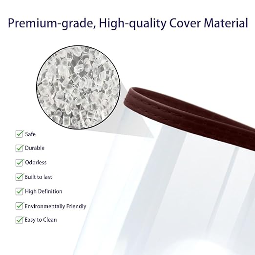 Goodsmart Restaurant Menu Covers – 25 Pack Burgundy 6 Views Trifold, Side-Loading Menu Holders, Vinyl & Plastic Café Menu Covers, Clear Menu Sleeves, Fits 8.5" x 11" & 4.25" x 11", Gold Corners