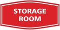 Signs ByLITA Fancy Storage Room Sign (Red) - Medium 10 Pack