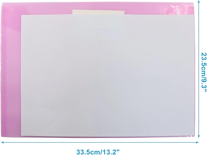 10 Pcs Plastic Envelopes A4 Letter Size | Plastic File Folders, Document Organizer, Label Pocket, Waterproof, School Office Home Supplies