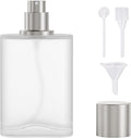 Frosted Glass Perfume Bottles Empty Refillable, 100ml /3.4oz Atomizer Sprayer, Cologne Bottles Empty with Perfume Dispenser
