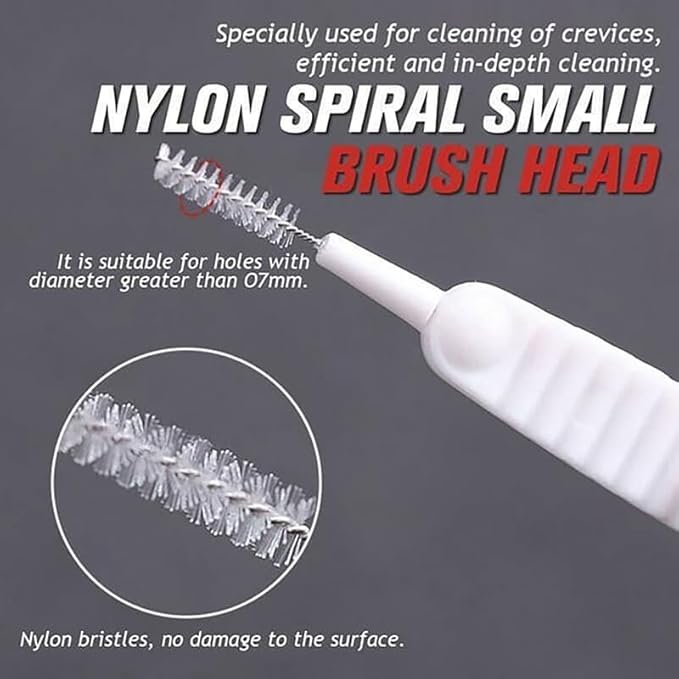 Gap Hole Anti-Clogging Cleaning Brush, 2026 Upgrade Shower Head Cleaning Brush for Small Hole Shower Head Cleaner Tool Multifunctional Hole Cleaning Brushs for Pore Small Nozzle Keyboard