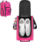 Wolt Golf Shoe Bag - Sports & Travel Shoes Carrier Bags with Ventilation & Double Outside Accessory Pocket for Socks, Tees, Golf Balls, Etc. for Women and Men (Pink)