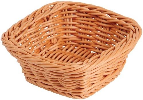 Constructive Playthings Plastic Wicker Baskets for Storage in Educational or Home Setting, Stores Toddler Toys, Keys, Jewelry and Classroom Supplies, Stackable, Set of 12 Woven Baskets