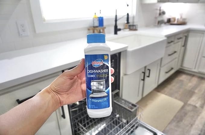 Glisten Dishwasher Magic Disinfectant & Cleaner Lemon 12 Oz (Pack of 2)