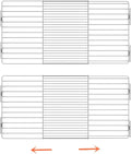 Slideep Adjustable Closet Storage Shelves with Seamless Sticker, Stainless Steel Expandable Wardrobe Shelves Organizer System for School Locker, Under Sink (Large, 2Pack)