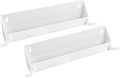 Rev-A-Shelf Tip-Out Accessory Organizer Tray for Kitchen / Bathroom Drawers with Heavy Duty Tab Stops, 14 Inch, White, 2-Pack, 6562-14-11-52