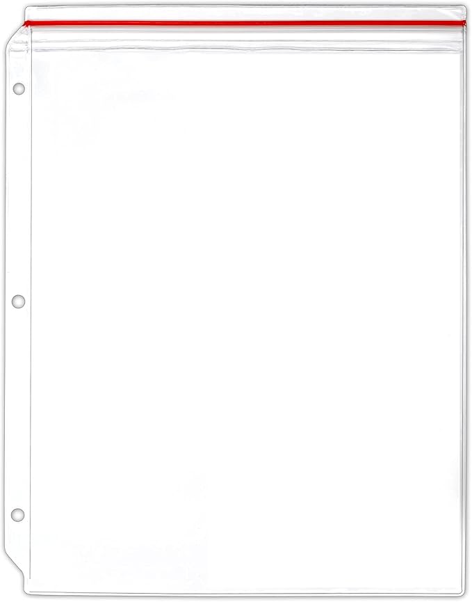 StoreSMART - Supply Zipper Case for 3-Ring Binders - 200-Pack - Vinyl Plastic - VH309-200
