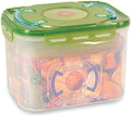 e-jen Premium Kimchi, Sauerkraut Container Probiotic Fermentation with Inner Vacuum Lid (Earthenware Green, 2.2 gal/ 8.5L)