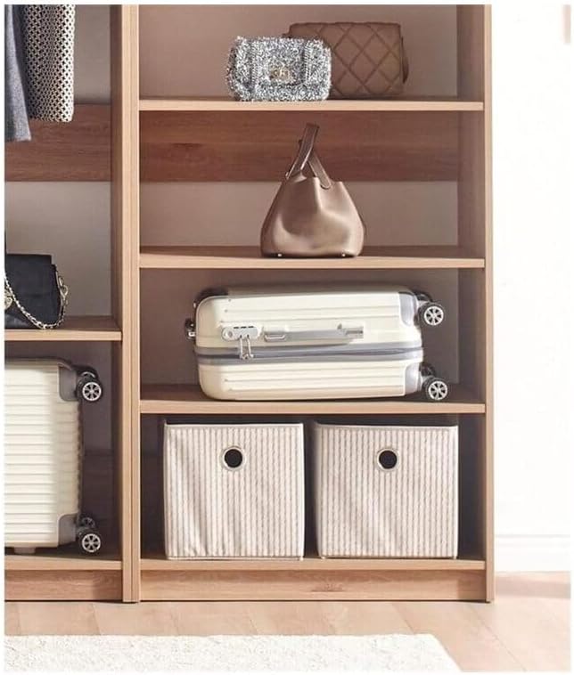 Maykoosh Closet System Organizer - Customizable Walk-in Wardrobe Storage Oak/Model ABE 3 Closet